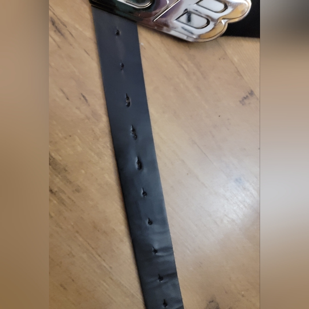 Balenciaga Moto Logo Belt - Picture 12 of 15